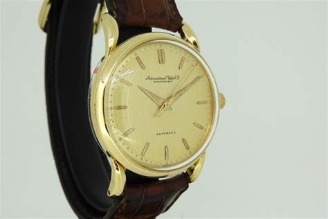 IWC Vintage 18ct Yellow Index Dial Automatic Caliber 852